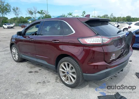 2018 Ford Edge Titanium из США, поврежденный, VIN 2FMPK4K87JBB50203
